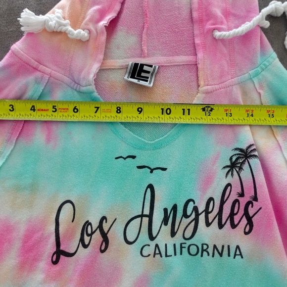 Los Angeles Tie Dye Long Sweater - Rainbow Color - Picture 5 of 10